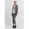 ICHI IHKATE Women's Blazer Short Blazer Jacket with Stretch and