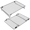 QWORK Stackable Cooling Racks for Baking and Cooking, 2 Pack