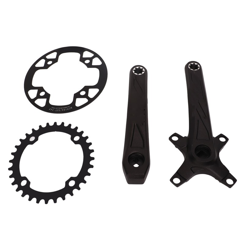 Bicycle Crankset Aluminium Alloy High Strength Lightweight Bicycle Crank Chainring