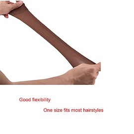 EDD wig caps, Stocking Ultra Thin - 6 Pieces, Breathable, Sweat Absorber & Stretchable Light Brown Caps for Women, One Size Fits All