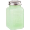 Tablecraft Jadeite Glass Collection(TM) Range Salt Shaker with Metal Top, 6 oz