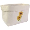 Azeeda Large 'Sunflowers' Canvas Organiser/Storage Bag (OR00008503)