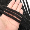 QIDESHENG 12 Inch Dreadlock Extensions Synthetic Hair 30Strands 0.8 Width