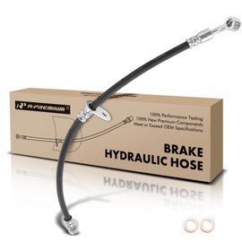 A-Premium Rear Passenger Brake Hydraulic Hose Compatible with Select Acura Models - ILX 2016 2017 2018 2019 2020 2021 - Replace# 01466TV9A00