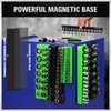 Magnetic Socket Organizer Holder Tool: 8PCS Set includes 2PCS 1/4",