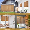 IMSGVIFO 23x72 Inch Bamboo Blinds for Interior Windows, UV Protection
