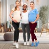 Geyoga 3 Pack Womens Maternity Pants Over The Belly Stretchy