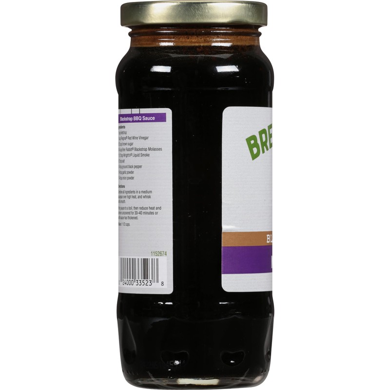 Brer Rabbit Unsulphured Molasses, Blackstrap, 12 Ounce