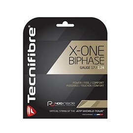 Tecnifibre X-One Biphase Tennis String Set-Natural-18
