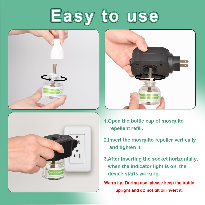 Simashts Mosquito Repellent, Mosquito Repeller Indoor Plug in Use for