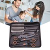 Barber Haircut Kit,Flat Shears Tooth Shears - Thinning Scissors, Hair