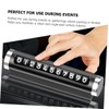 CHILDWEET Temporary Car Parking Plate Pcs Set Phone for Easy