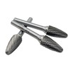 SF-5 Tungsten Carbide Burr Tree Shape Radius End Double Cut