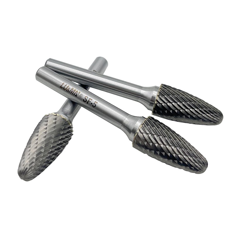 SF-5 Tungsten Carbide Burr Tree Shape Radius End Double Cut