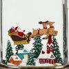 GenSwin Christmas Snow Globes with Music Timer and USB Rechargable