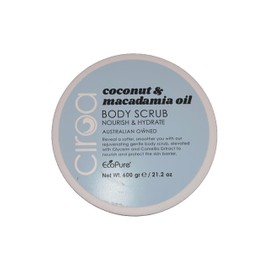CIROA Coconut & Macadamia Oil Body Scrub. Nourish & Hydrate 21.2 oz