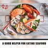 Zhehao 49 Pcs Seafood Tools Set Includes Crab Crackers, Lobster