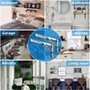 Folding Shelf Brackets 16 Inch, Heavy Duty Stainless Steel Collapsible