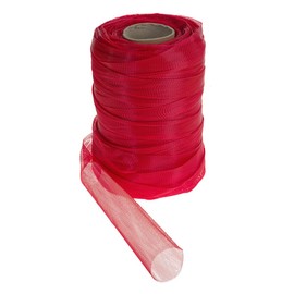 HaGa® Fruit Net 5 m Length Mesh 6 mm Vegetable Net Storage Protective Net Red (Sold by the Metre) – Extremely Durable – Weather-Resistant – Stretchy – Temperature Resistant