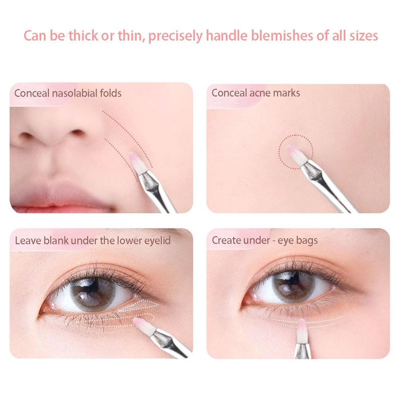 5 Make-up-Pinsel Set – Profi-Make-up-Pinsel für Rouge, Lidschatten & Wimpernbürste