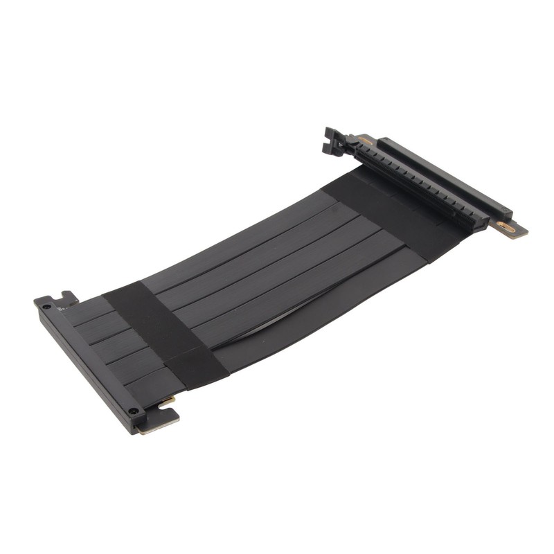 PCIE 4.0 X16 Riser Cable High Speed Flexible Double Sided