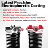 Pair of 2" Garage Door Torsion Springs Set with Non-Slip