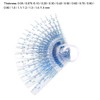sourcing map 0.05-1.5mm Thickness Plastic Feeler Gauge Gap Filler Measuring