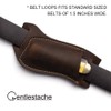 Gentlestache Leather Pocket Knife Sheaths for Belt, Folding Knife Sheath,