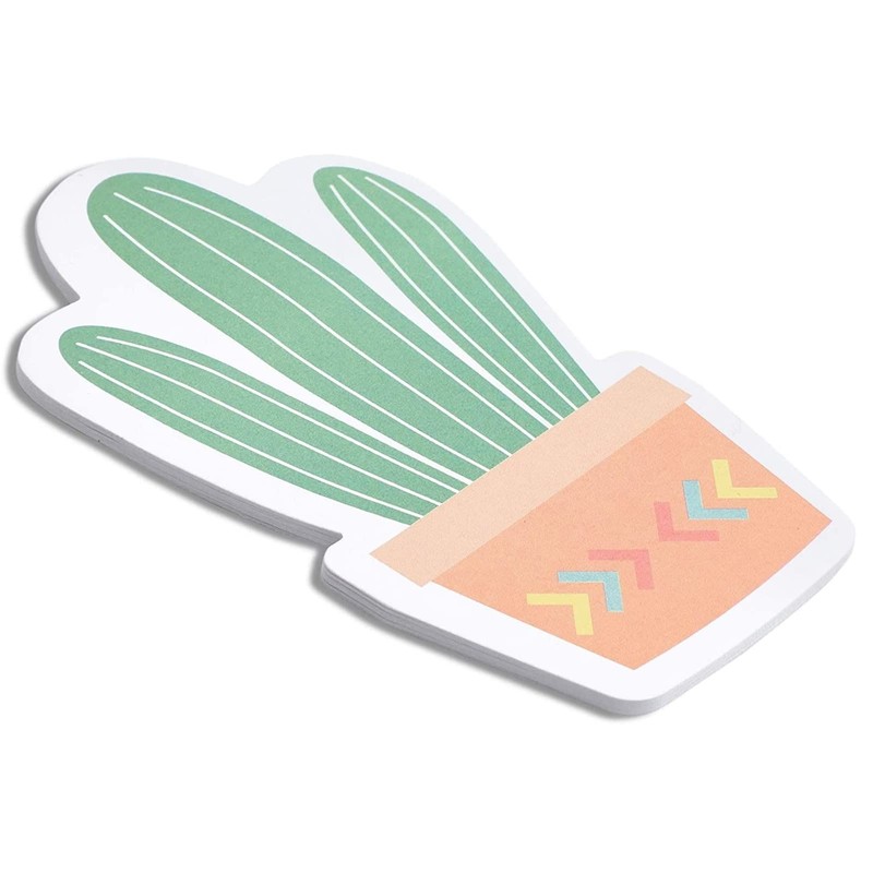 Paper Junkie Cactus Sticky Notes for Teacher Supplies, Cute Office