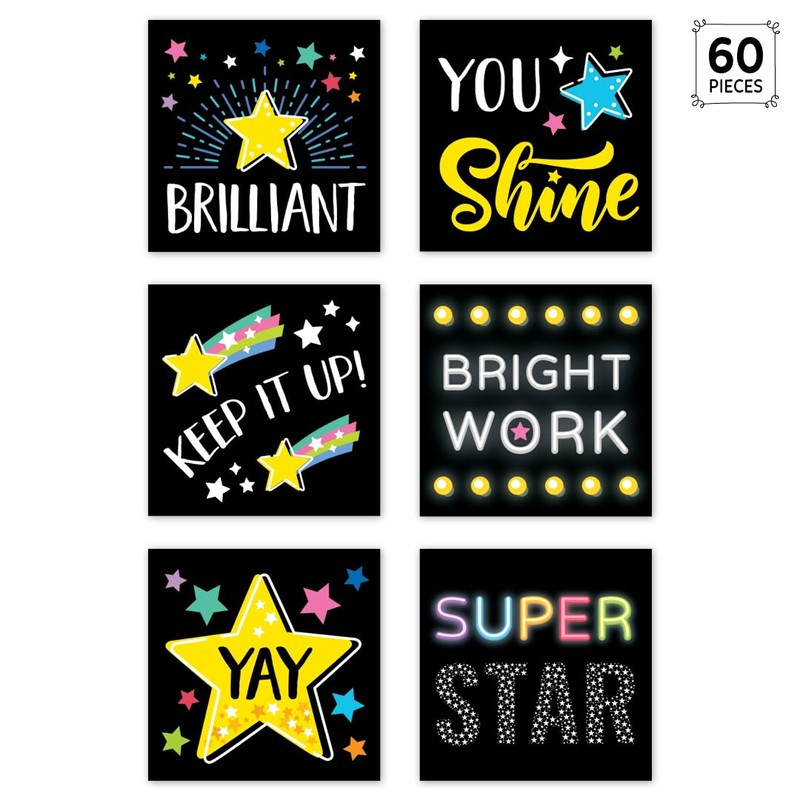 CTP Star Bright Reward Stickers Top Classroom Incentives and Rewards,