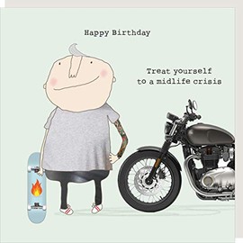 Rosie Made A Thing Midlife Crisis Birthday Card Humour Greeting Cards GF354 GF354