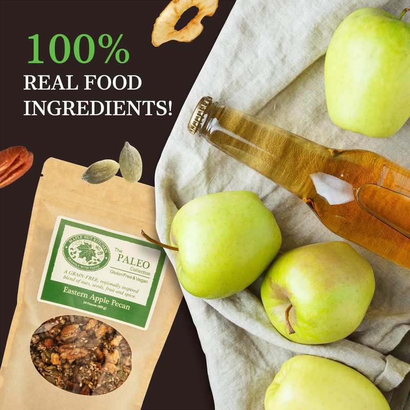 Maple Nut Kitchen Eastern Apple Pecan Paleo Granola 3 Pack