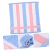 FRCOLOR 3Pcs Soft Cotton Washcloths Quick Drying Face Towels Striped