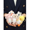Niki Key Holder, Pink Pig Heart Pajamas, 3.9 inches (10