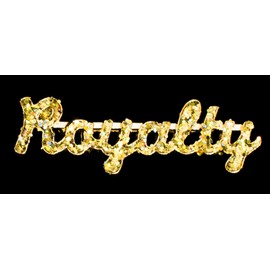 Anderson's Blue Prom Royalty Sash Set, 2 Sashes and 2 Royalty Pins, Prom Sashes for Prom Court, High School Dance, Party, Costume, Event