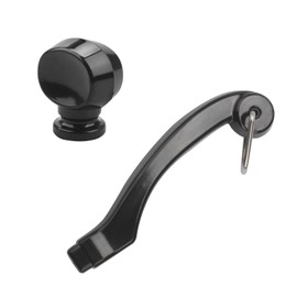 GEAIN P08-031 Saucepan Handle Replacement & P08-035 Fry Pan Lid Knob Replacement Fits for Farberware Pots and Pans, Pot Lid Knob & Short Replacement Handles for pots and Pans Combo 1 Set