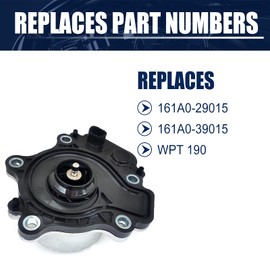 Electric Engine Water Pump Assembly Compatible with Toyota Prius C Prius V 2012-2016 Lexus CT200H 2011-2017 Replaces 161A0-29015 161A0-39015 WPT-190