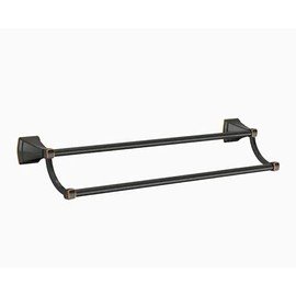 Delta Flynn FLY25-OB Oil Rubbed Bronze 24" Double Bath Towel Bar