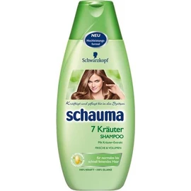 Schauma Shampoo 7 Kräuter, 2er Pack (2 x 400 ml)