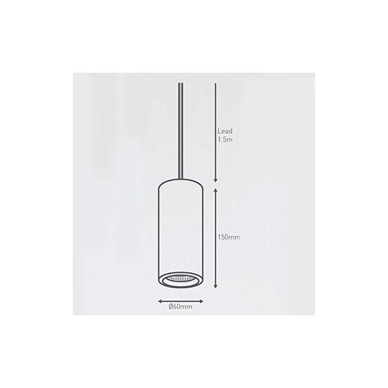 HPM LPD013KBL Cylla LED Pendant Cylla LED Pendant, Black