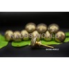 KNOBSWORLD Set of 10 Brass Knobs - Kitchen Cabinet Pull
