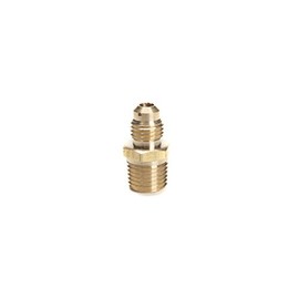LTWFITTING Brass Flare 1/4" OD x 1/4" Male NPT Connector Tube Fitting(Pack of 5)