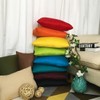 4 Pack Pillow cover,Cotton Comfortable Solid Decorative Throw Pillow Case