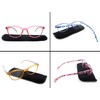 HEEYYOK 4 Pack Reading Glasses Women,Round Frame Readers Spring Hinges,Ladies