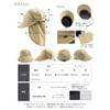 Loo&c Women's Hat, Large Size, Wide Brim, Alicia Casket, Cool