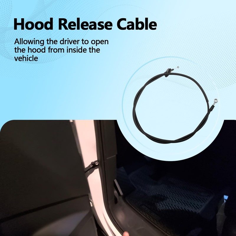 Hood Release Cable Compatible with Atlas 2020 2021 2022 2023