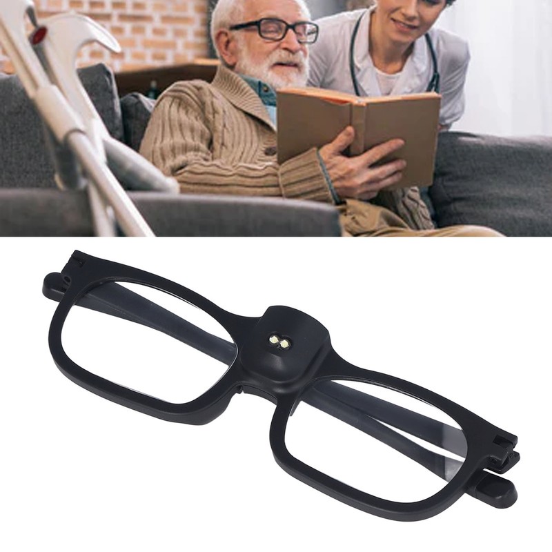 Hands Free Magnifying Glasses 250D 2 LED Ergonomic Design Acrylic