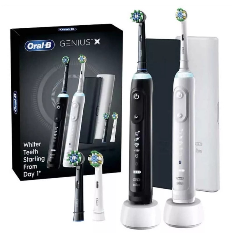 Oral-B Genius X Rechargeable Electric Toothbrush, 2-pack New Sealed.