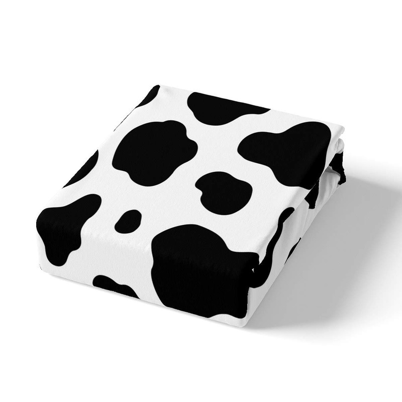 Cow Pattern Bed Sheet Set Cow Print Bed Sheets for
