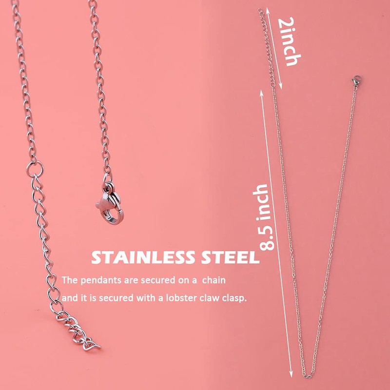 MAOFAED Christian Necklace, Baptism Gift for Her, Faith Gift, Bible